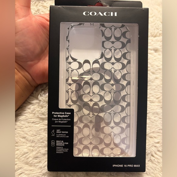 New Coach protective MagSafe Case for iPhone 16 Pro Max - Picture 1 of 10